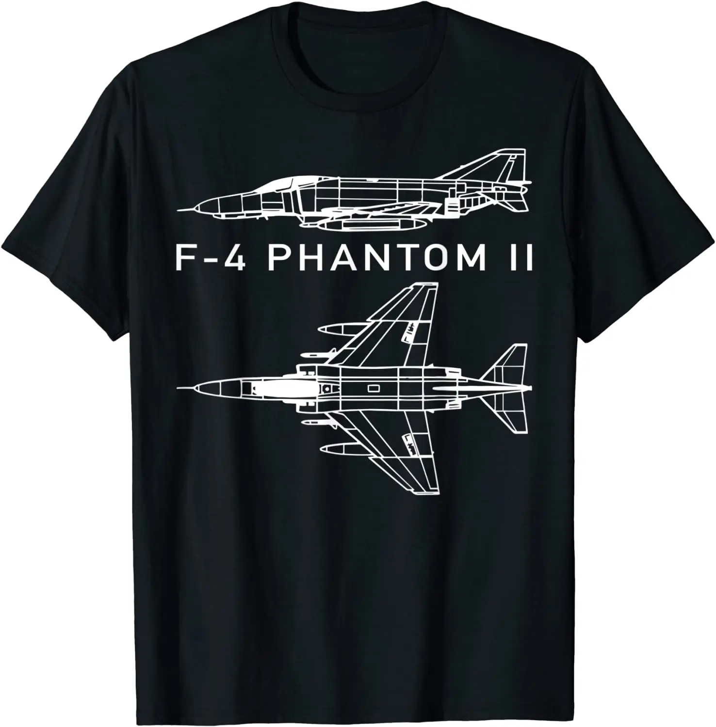 

F-4 Phantom II Jet Fighter-bomber Plane Men T-Shirt Short Sleeve Casual 100% Cotton O-Neck Summer Shirt