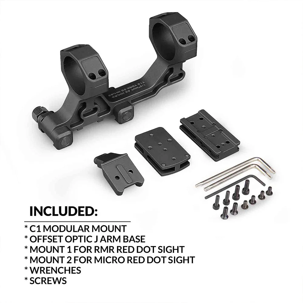 

PPT Mounts Airsoft Metal Cantilever 34MM 30MM Scope Mount Fits 21.2MM Picatinny Rail Rifle Scope Base 1.93 Inch Height OS24-0267
