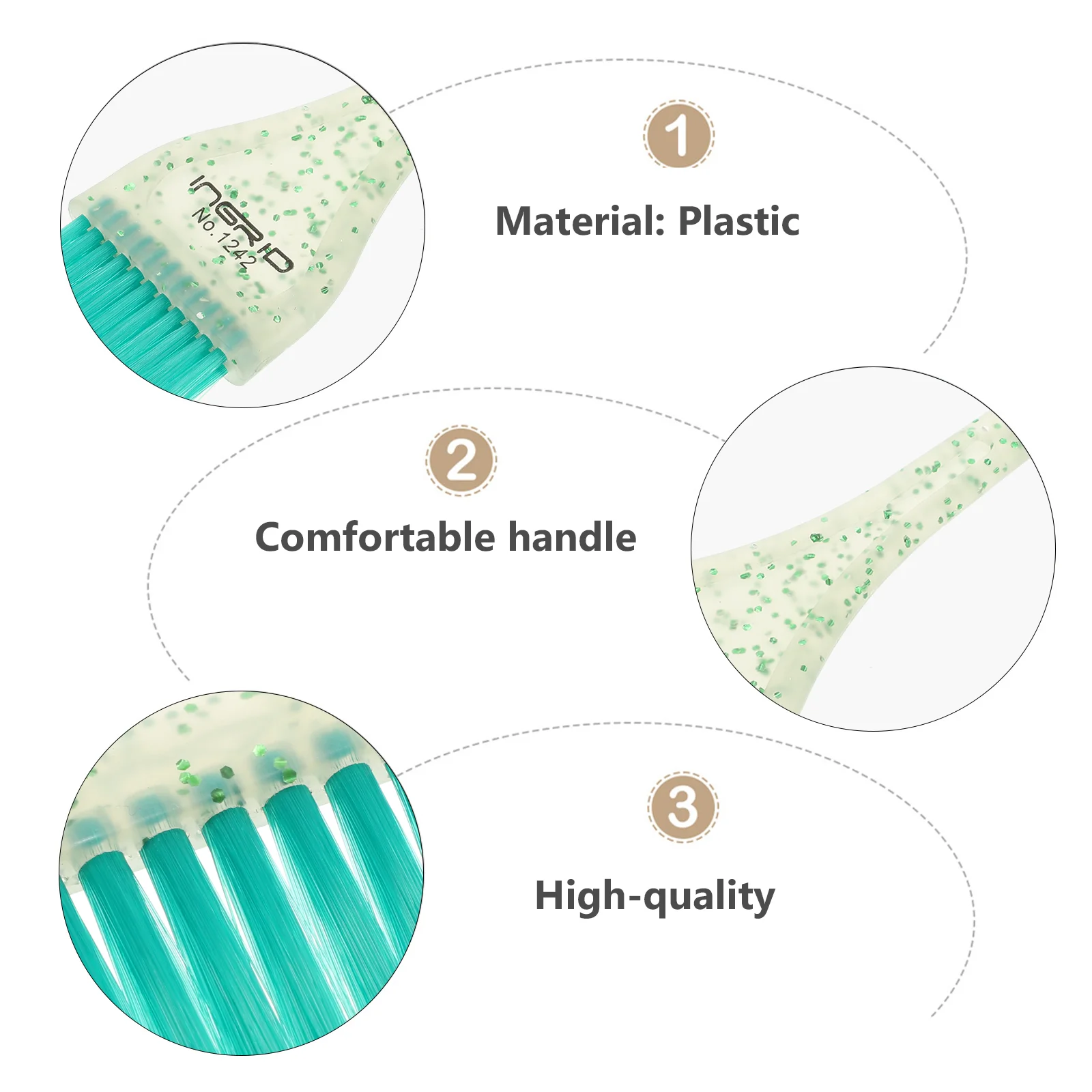 5 Pcs Hair Coloring Tools for Highlighting Dyeing Toner Gloss Mixing Bowl Suite - Image 5