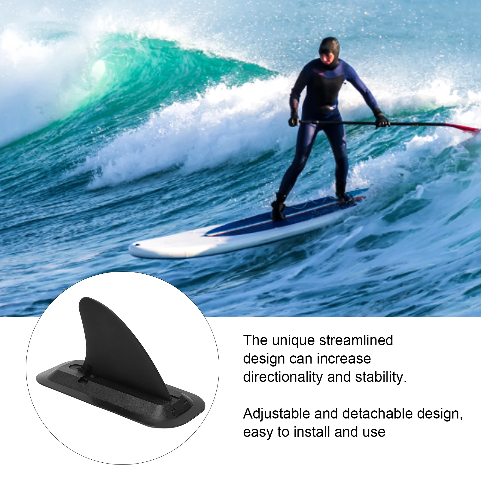 Inflatable Paddle Board Fin Replacement Quick Release Slide in Center Fin for Surfboard Surfboard Fin Surfboard Replacement Fins