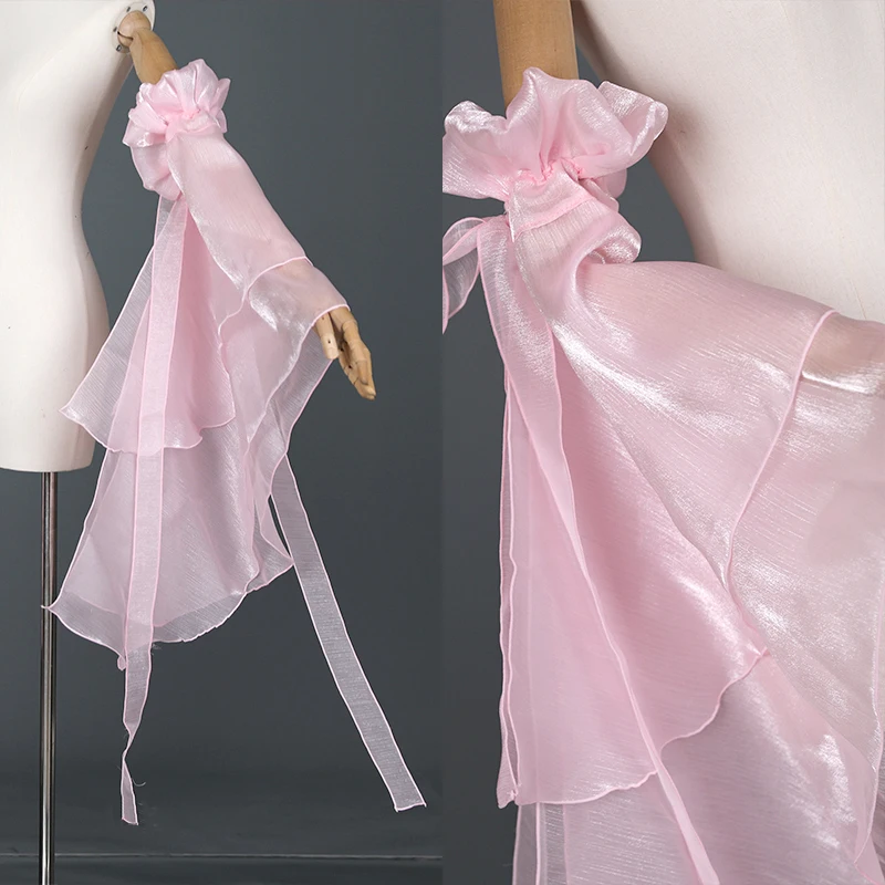 1 paar Chinesischen Stil Klassischen Tanz Wasser Ärmeln Hanfu Dekor Wasser Hülse Elegante Gradienten Chiffon Streamer Leistung Kostüm