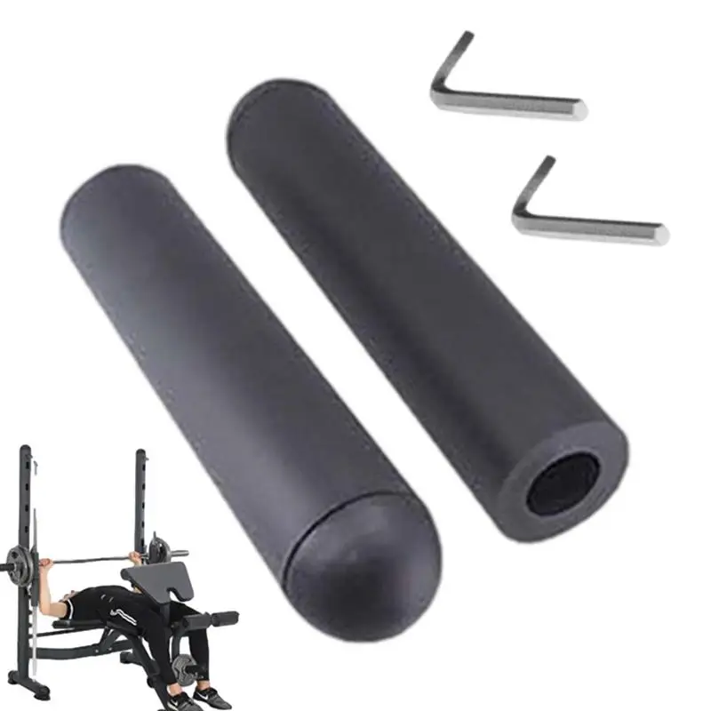 Barbell Sleeve 2pcs Dumbbell Adapter Weightlifting Converts 1 Standard Weight Plate Posts To 2 Weight Plate Posts Grip