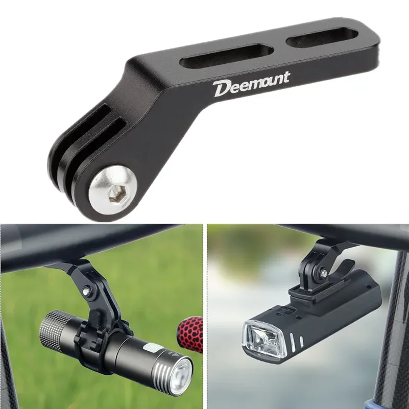 Support d'extension de guidon intégré pour vélo, support pour ordinateur de vélo, caméra sportive GoPro, support de lumière avant, extension en aluminium