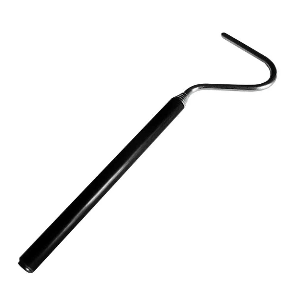 100cm  Retractable Professional Reptile Snake Catching Tool Stainless Steel Snake Hook Safety Reptiles Hook Safe Distance