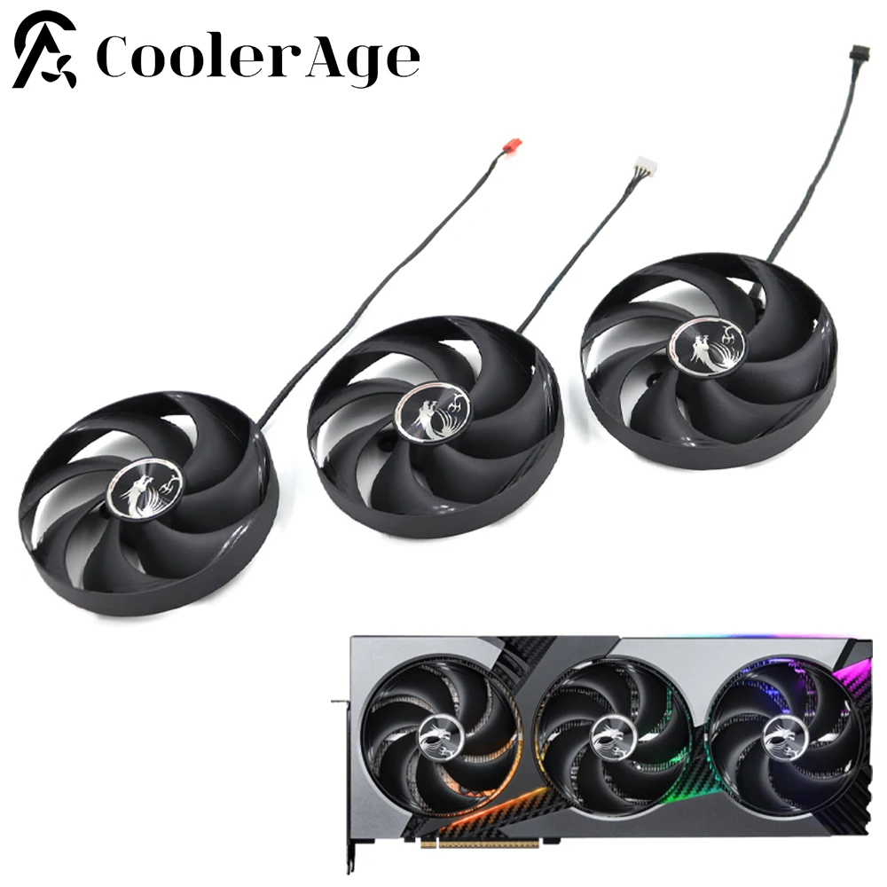 

Вентилятор для видеокарты MSI GeForce RTX 5070 Ti 5080 5090 5090D VANGUARD RTX5070Ti RTX5080 RTX5090 RTX5090D PLD10020B12H