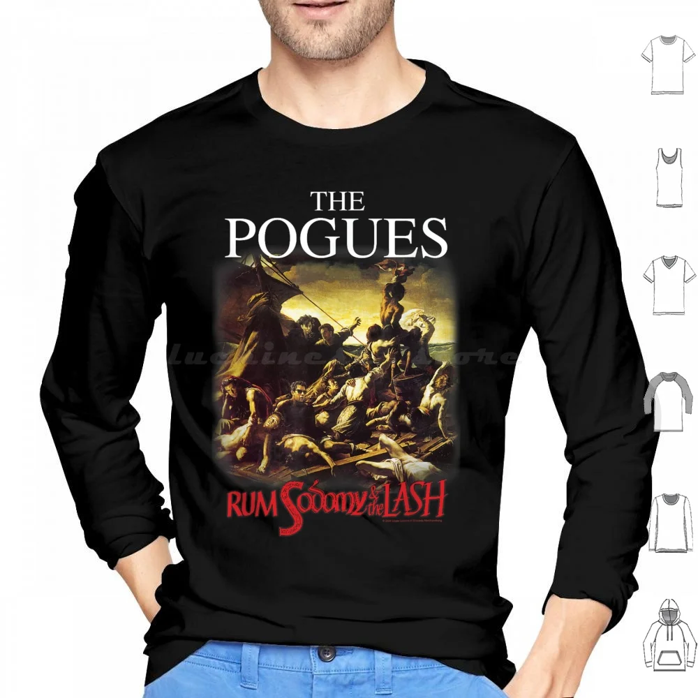 Rum Sodomy And The Lash Folk Punk Music Hoodies Long Sleeve The Pogues Punk Shane Mcgowan Mcgowan Pogues Irish Music