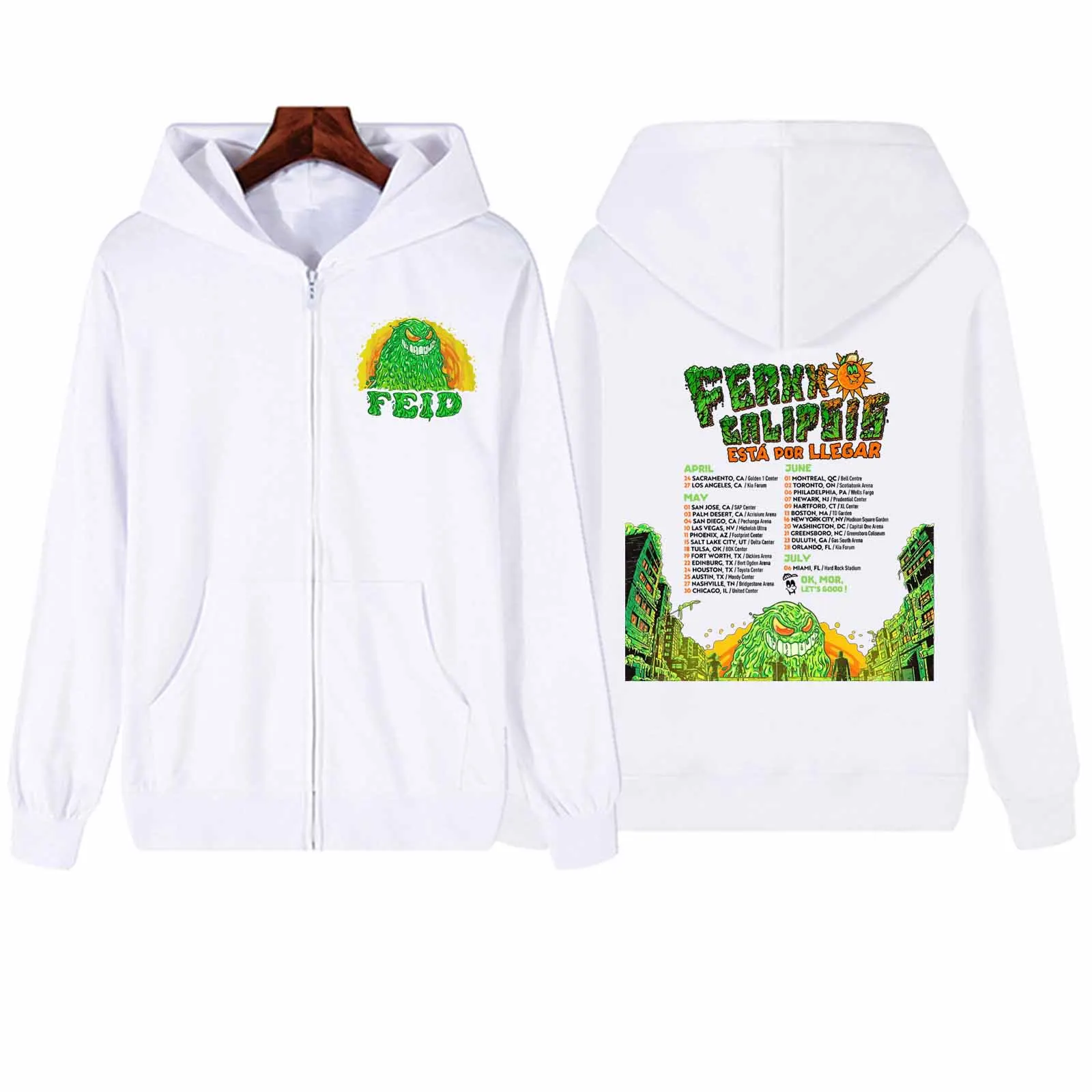 Feliz Cumpleanos Ferxxo Feid Rits Hoodie Harajuku Pullover Tops Sweatshirt Streetwear