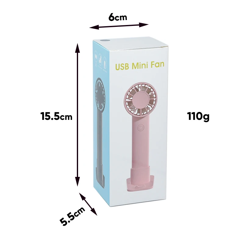 Portable USB Rechargeable Lashes Fans with Base Small Makeup Eyelash Cooler Handheld Eyelash Dryer Mini Air Conditioning Blower