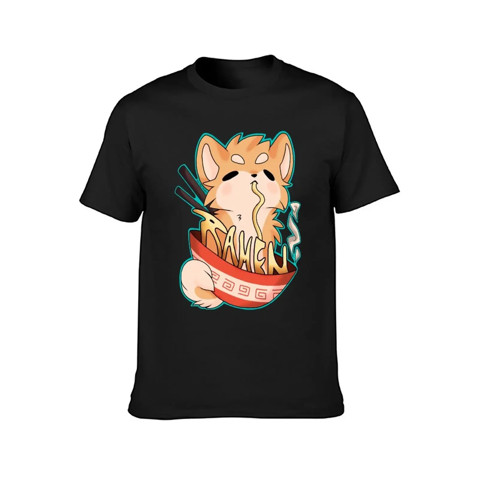 Ramen Pup T-Shirt plus size tops essential t shirt summer clothes basketball graphic tees mens tall t shirts