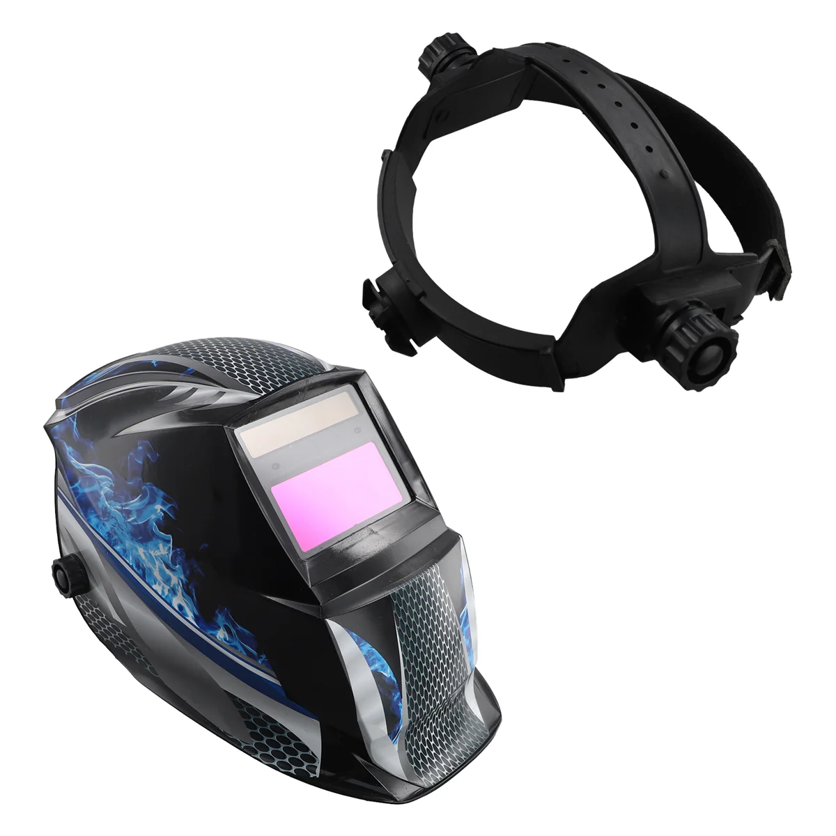 Solar Auto Darkening Welding Helmet Tig Mig Mask Grinding Protective Shield Tool