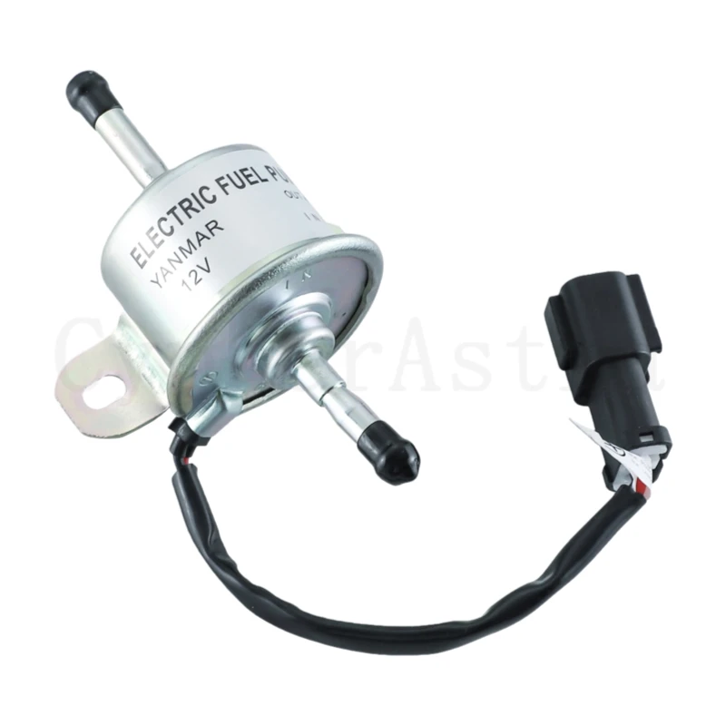 129612-52100 Electric Fuel Pump with Black Plug 129322-77401 485510011 AM876266 for Yanmar 3TNV88 4TNV88 Engine 12V