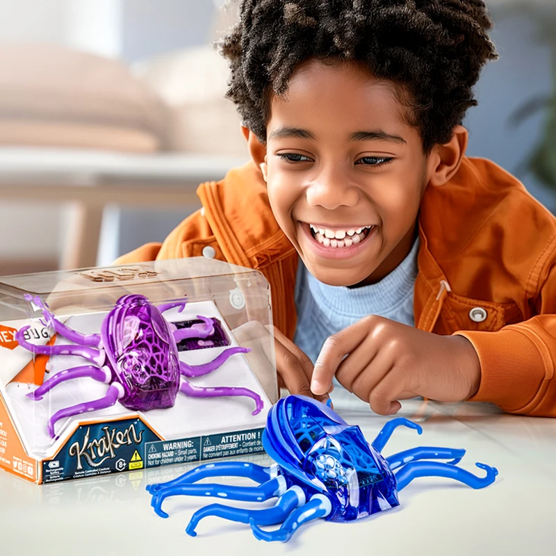 HEXBUG Robô Biônico Controle Remoto Brinquedo Elétrico Inteligente Sea Monster para Meninos - Presente Infantil