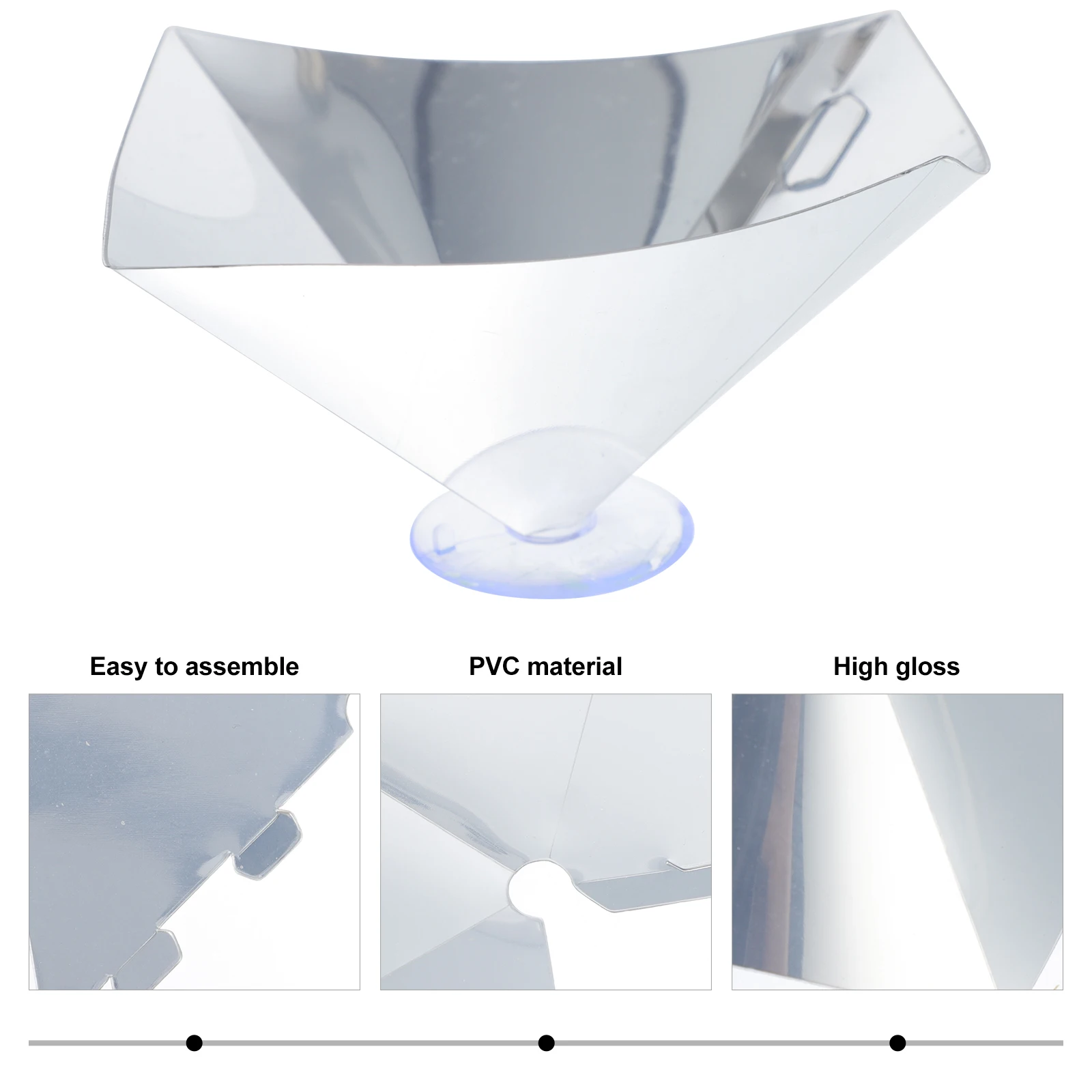 Zestaw eksperymentalny dla dzieci: 4 szt. mini projektor holograficzny 3D, wyświetlacz hologramowy do telefonu, lekki zestaw do eksperymentów optycznych, nauka fizyki.