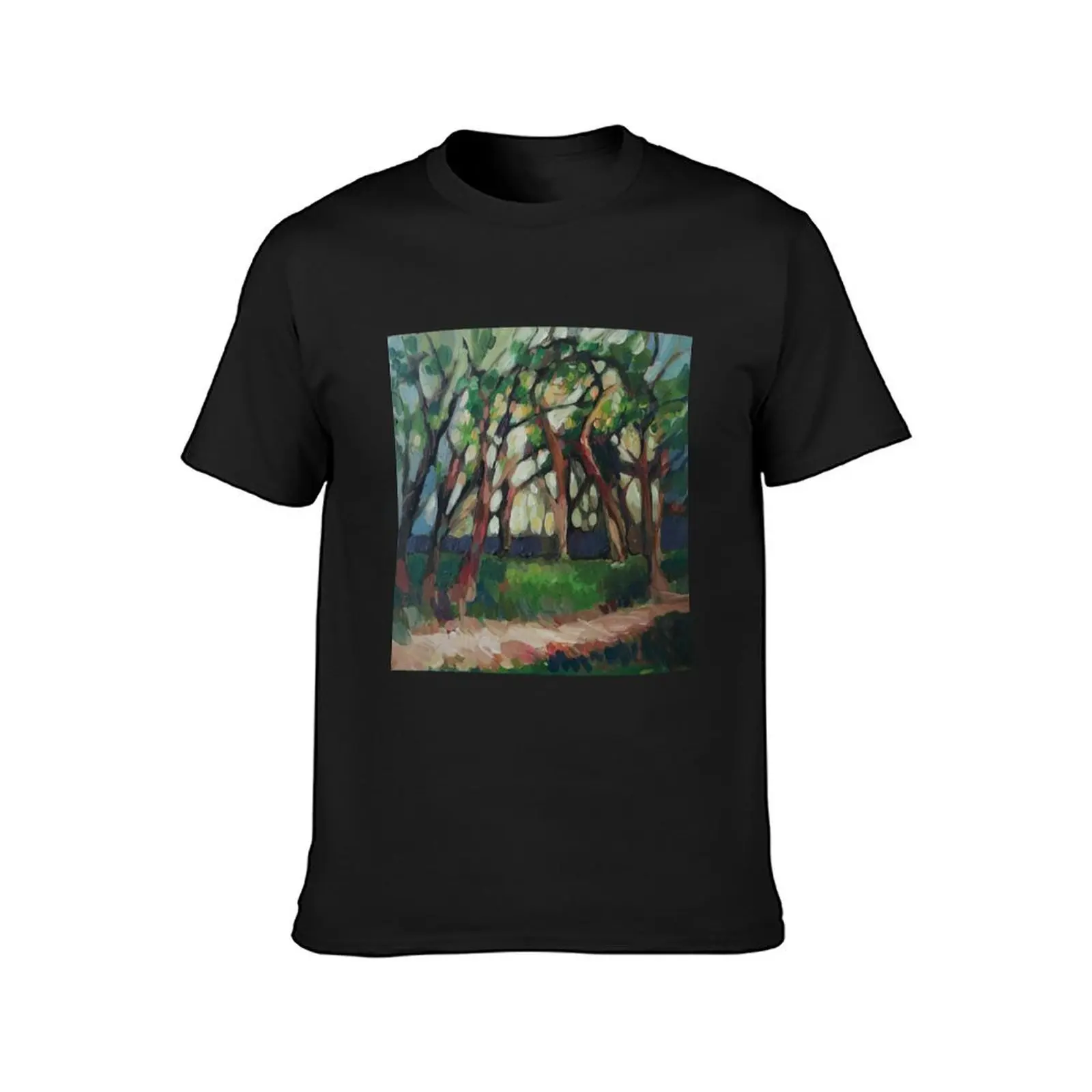 Solitary trees in spring T-Shirt quick drying plus sizes Men's t-shirt