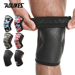 AOLIKES Knee Sleeves Weightlifting - 7mm Thick Premium Neoprene Weight Lifting Knee Sleeve for Squats, Powerlifting & Deadlift