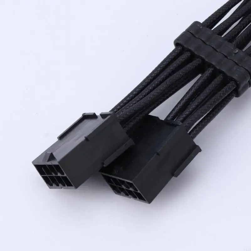 594A for RTX4000 Series 2x8Pin Female to PCIE 5.0 12+4 16Pin Video Card Cable 12VHPWR