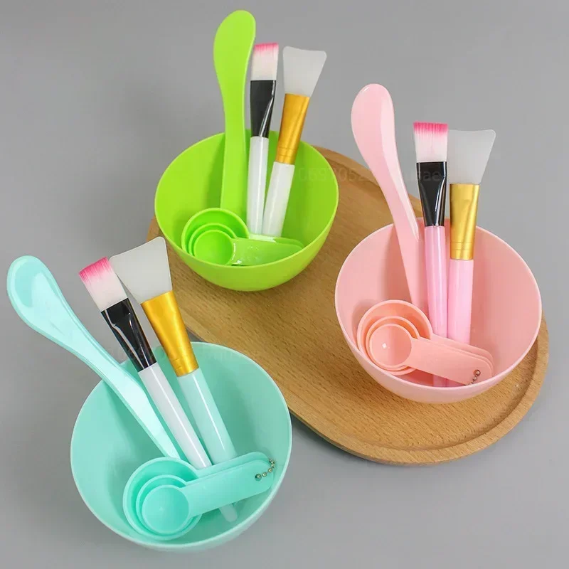 

Facial Brush Mask Bowl Spoon Set Mask Brush Bar DIY Beauty Tools Mixing Tools Skin Care Makeup Supplies Woman Facial Tools