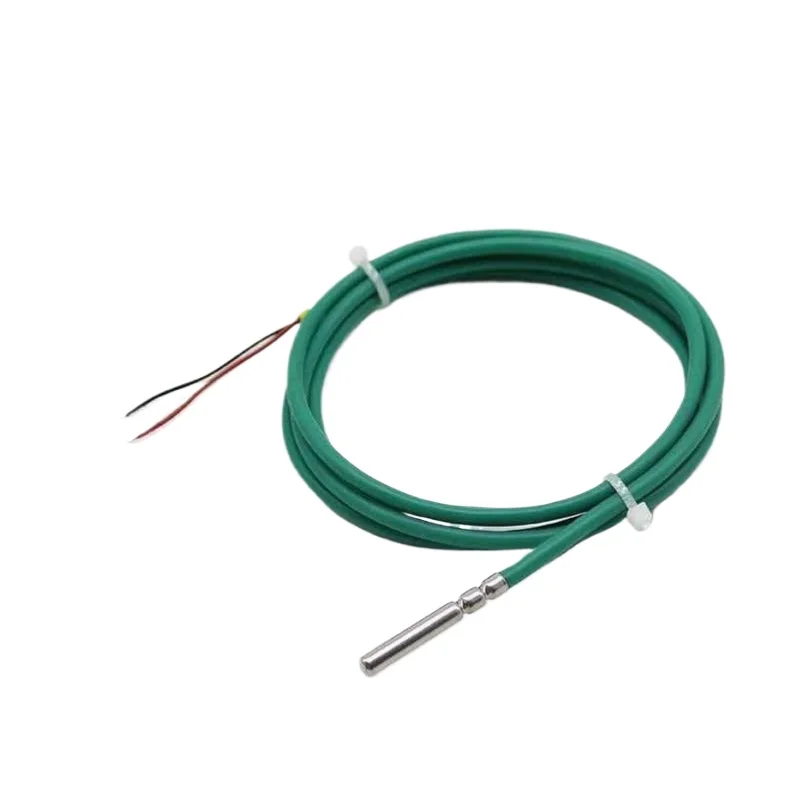NTC Thermistor Waterproof Temperature Sensor High Accuracy 1% Temperature Sensing Probe with Silica Gel for High Temperature