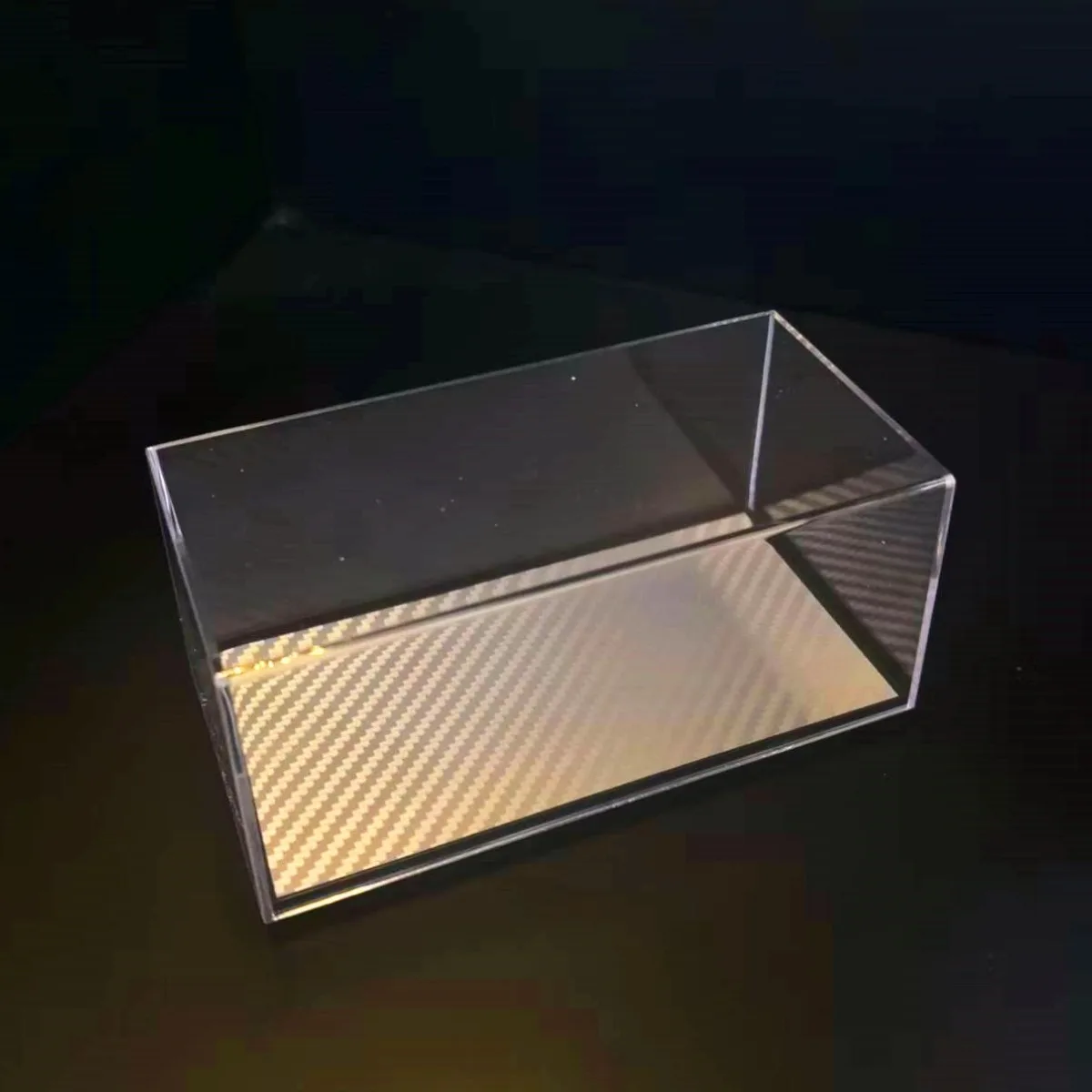 Acryl Display Box 5.8 "x2.8" voor Schaal 1:43 1:64 1:87 Auto Model Collectible Storage Case Figuur miniatuur DIY Gebouw Diorama