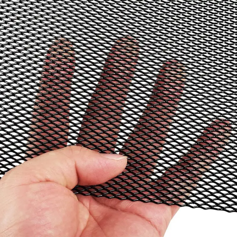 Universal Car Grill Mesh Aluminum Alloy Auto Grille Insert Bumper Rhombic Hole Mesh 3x6mm 4x8mm 6x12mm 8x16mm Car Radiator Grill