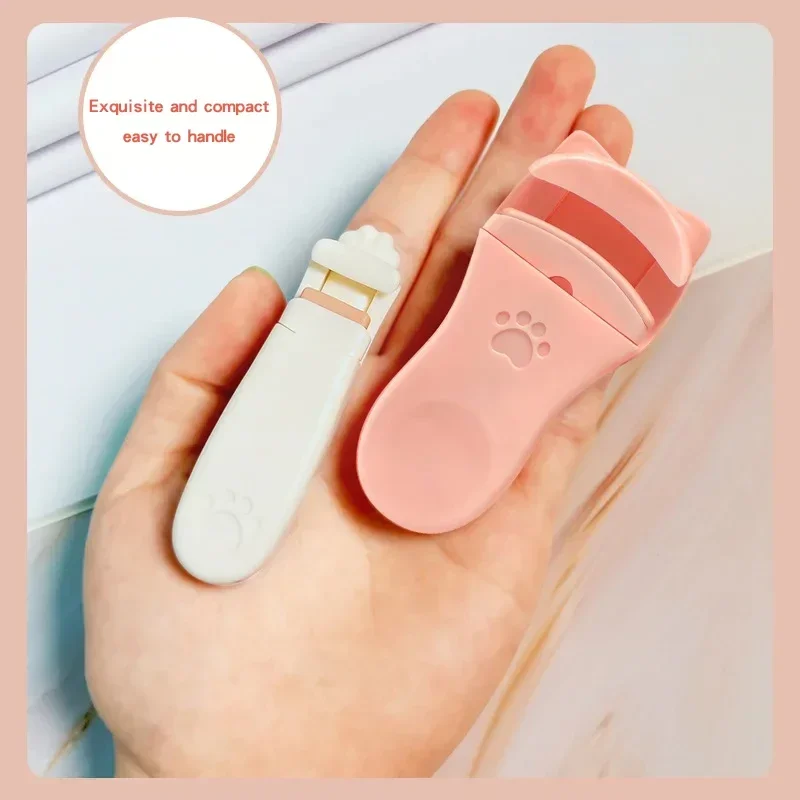 Commercio all'ingrosso 2 pezzi set di bigodini per ciglia con artiglio di gatto più strumento di accessori per il trucco delle donne di lunga durata grandangolare adatto a tutte le forme di ciglia