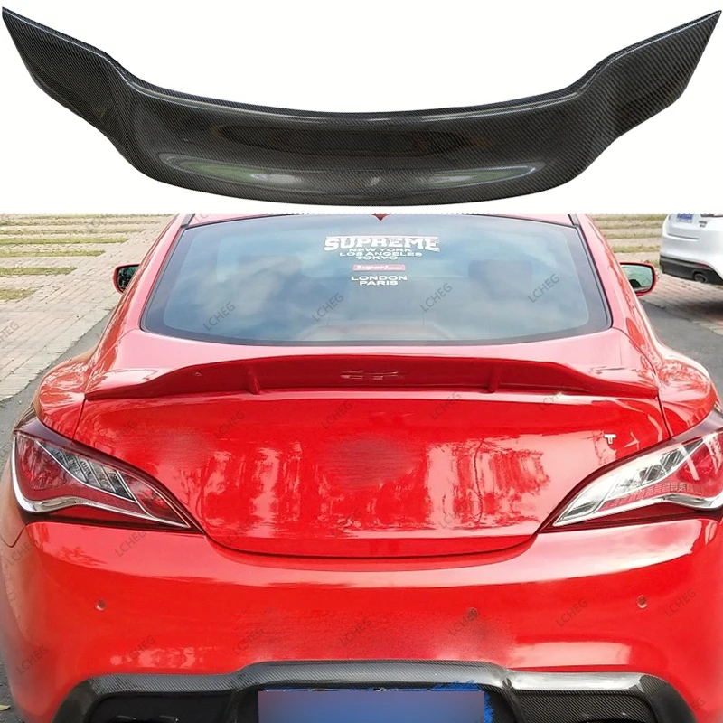 

For Hyundai Genesis Coupe Spoiler 2009-2015 Year Glossy Carbon Fiber/Frp Rear Wing R Style Spoiler Accessories