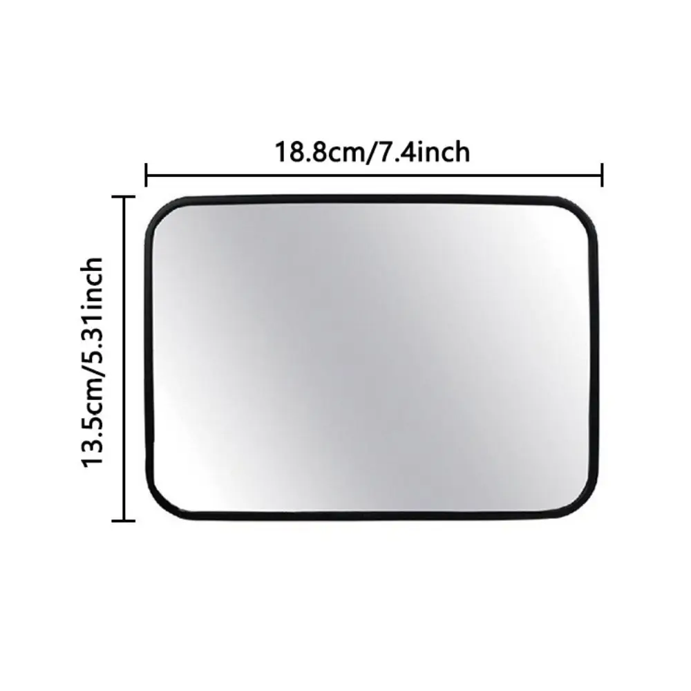 Rétroviseur de siège arrière en acrylique incassable pour bébé, miroir de voiture pour animaux de compagnie, clair, stable, sécurisé, finition Premium 256