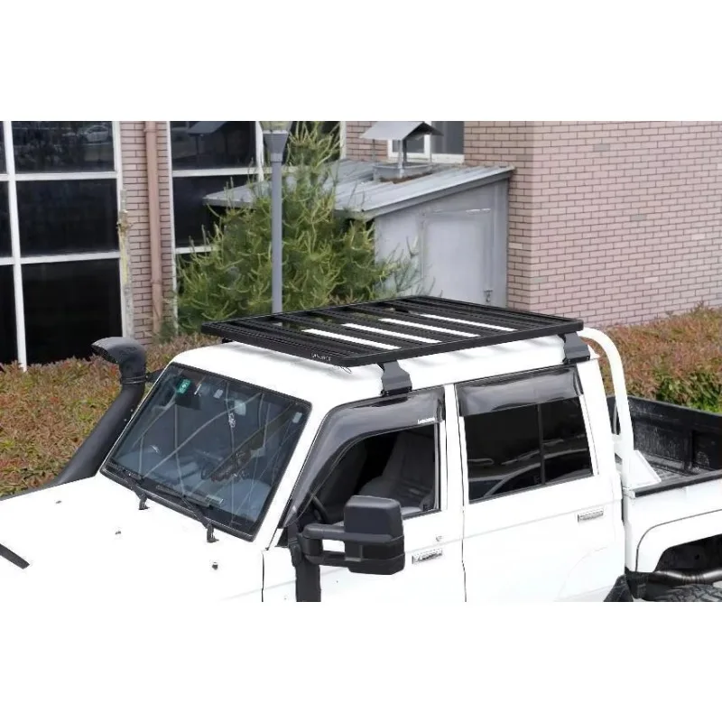 New Designed Land Cruiser 79 Top Roof Racks Aluminium Alloy Roof Rail Rack！