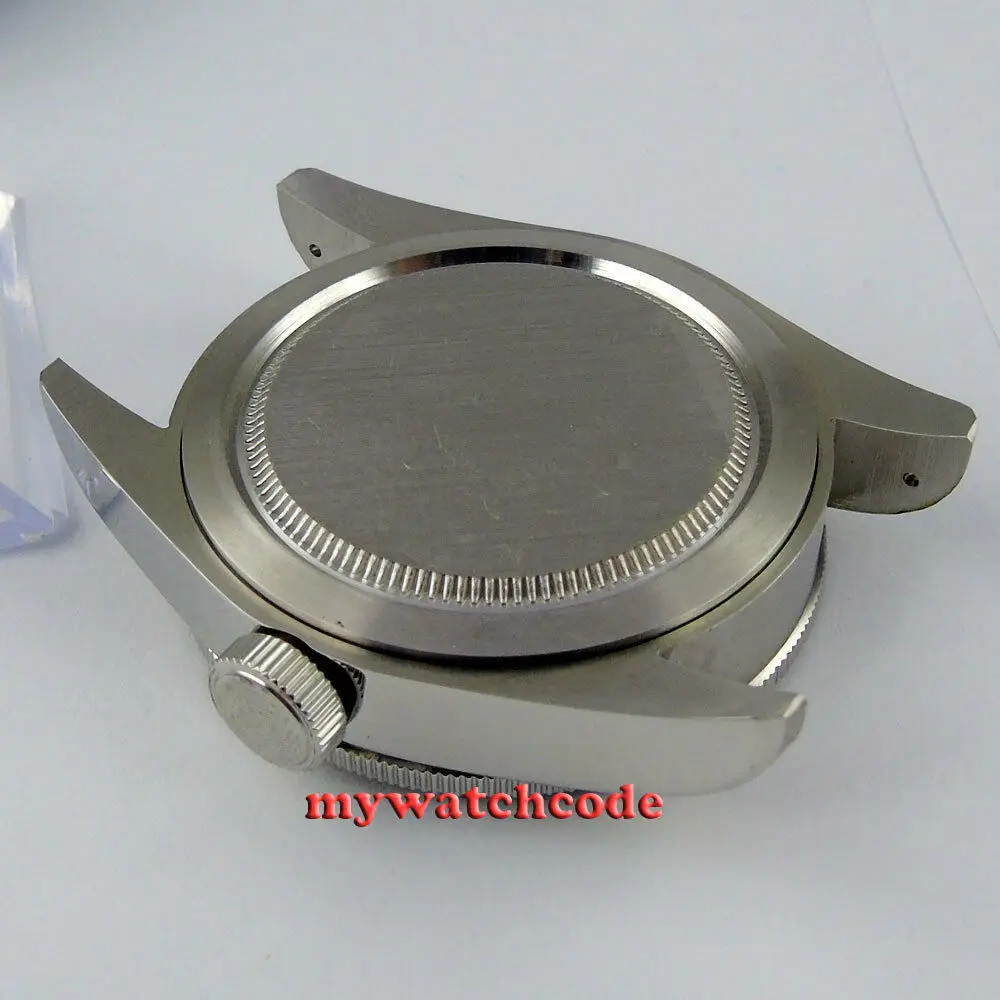 41mm A Set Sapphire Cystal Watch Case + Dial + Hand Fit ETA 2824 2836 Miyota 8215 821A MOVEMENT