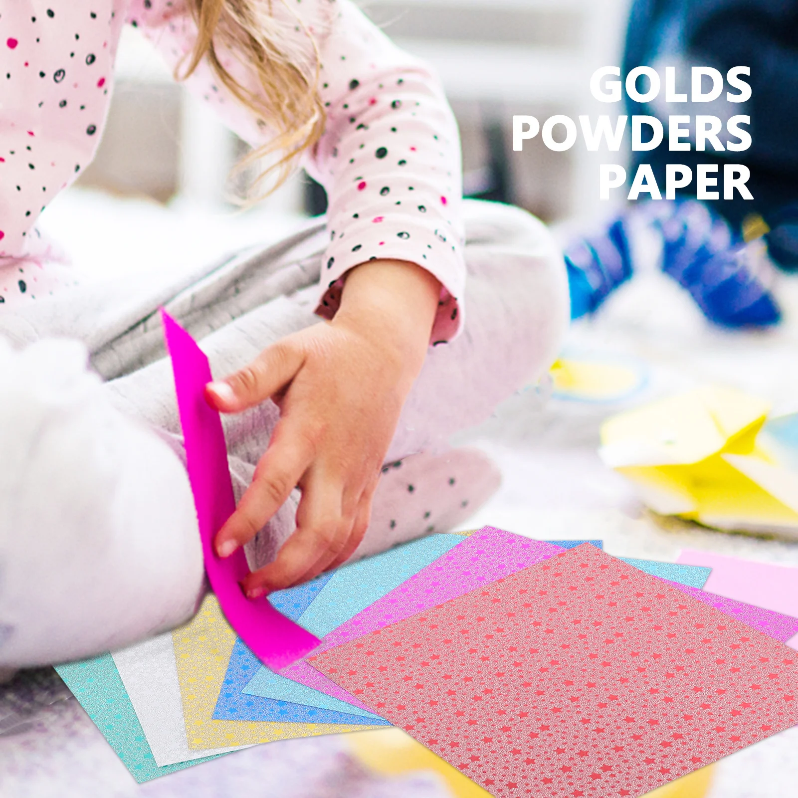 28 шт. блестящая бумага для оригами, переливающаяся квадратная блестящая цветная складная бумага, листы для рукоделия «сделай сам» для детей, принадлежности для украшения ручной работы