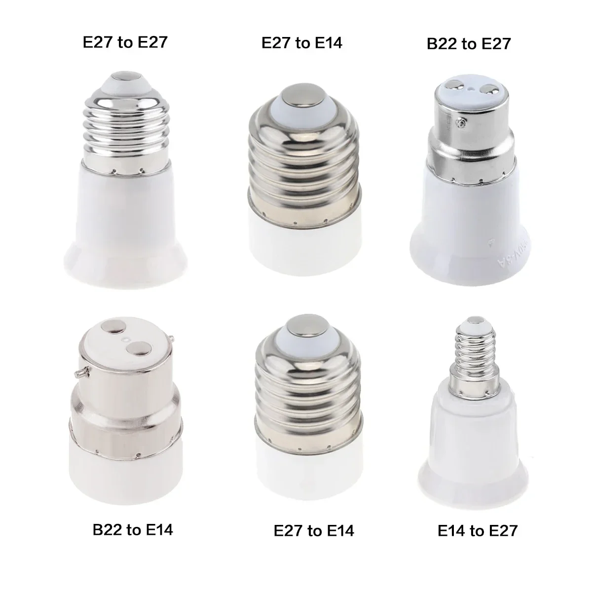 5-ピース-セット-led-ランプホルダーベースアダプターユニバーサル電球コンバータランプソケット-b22-e27-e14-e26-led-gu10-家庭用照明用