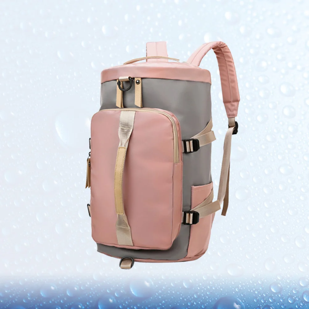 

Nylon Fitness Travel Bag Large Capacity Multifunctional Backpack Tote Portable Luggage for Weekend Trips Gym Daily Use Outdoor