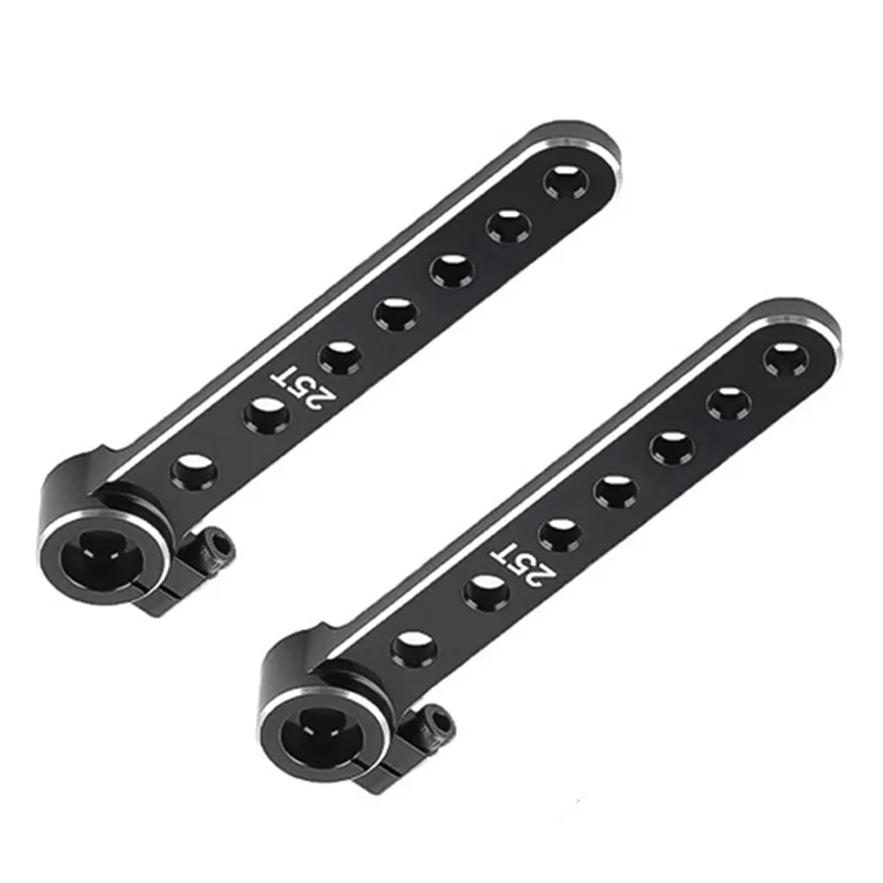 Bocina de brazo de extensión de dirección de aleación de aluminio 25T para piezas de unidades de Servo sobre orugas de barco de coche RC