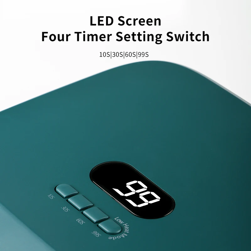 ネイル乾燥ランプ UVライト ジェルネイル用 LED 48W 充電式 UV 自動センサー搭載 速乾UVライト サロン＆自宅用