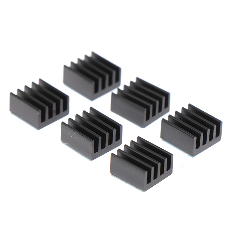 Hot Sale 10pcs 8.8*8.8*5mm Aluminum Heatsink Radiator Cooler With Tape Applied