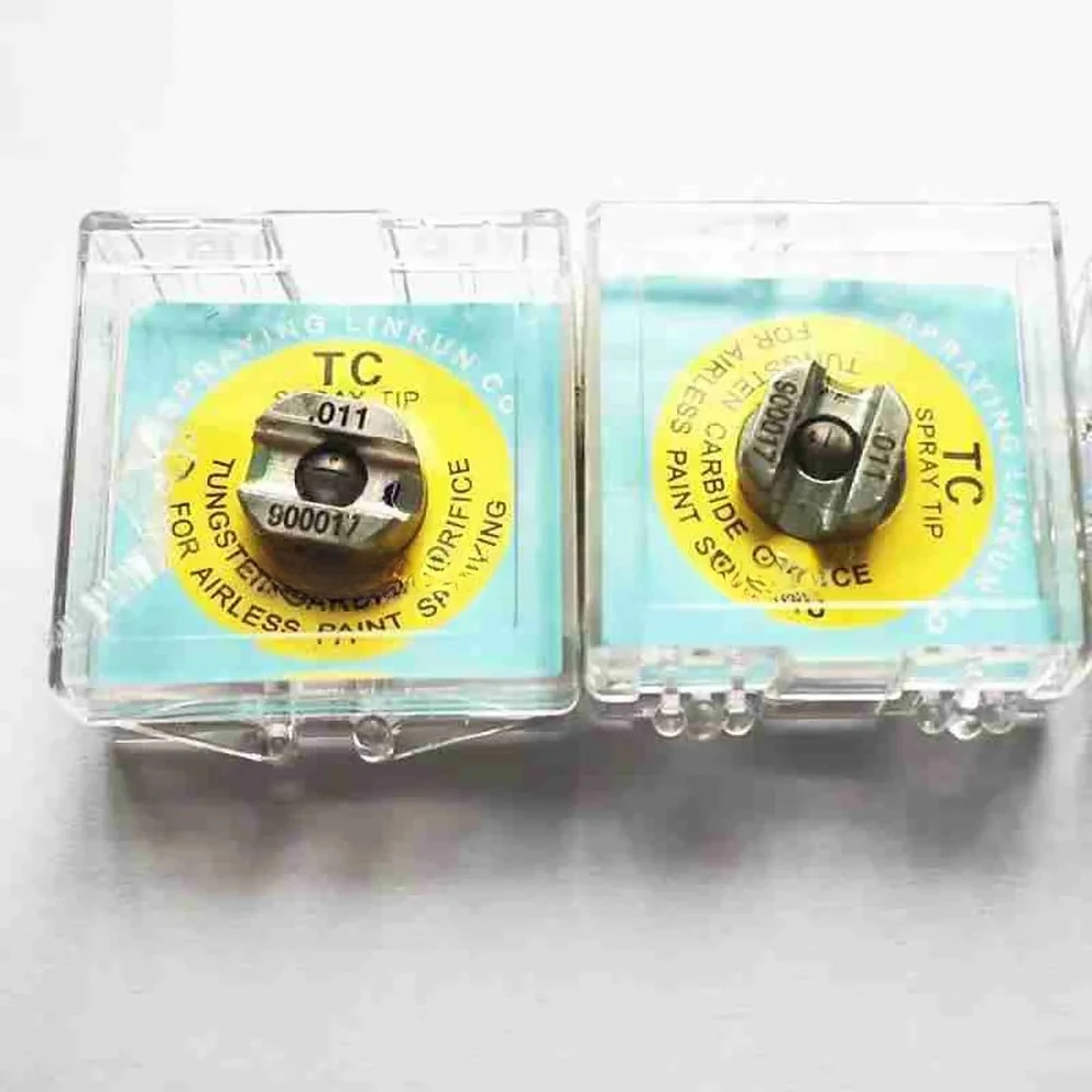 Customizable Wear Resistant TC Spray Nozzle 900017 Flat Fan Spray Tip Professional Industrial Glazing Machine