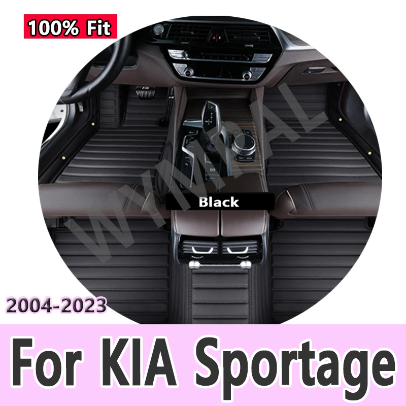 

Автомобильные коврики на заказ для KIA Sportage 2 3 4 5 2004 2005 2006 2007 2008 2009 2010 2011-2023, автомобильные ковры, аксессуары для ног