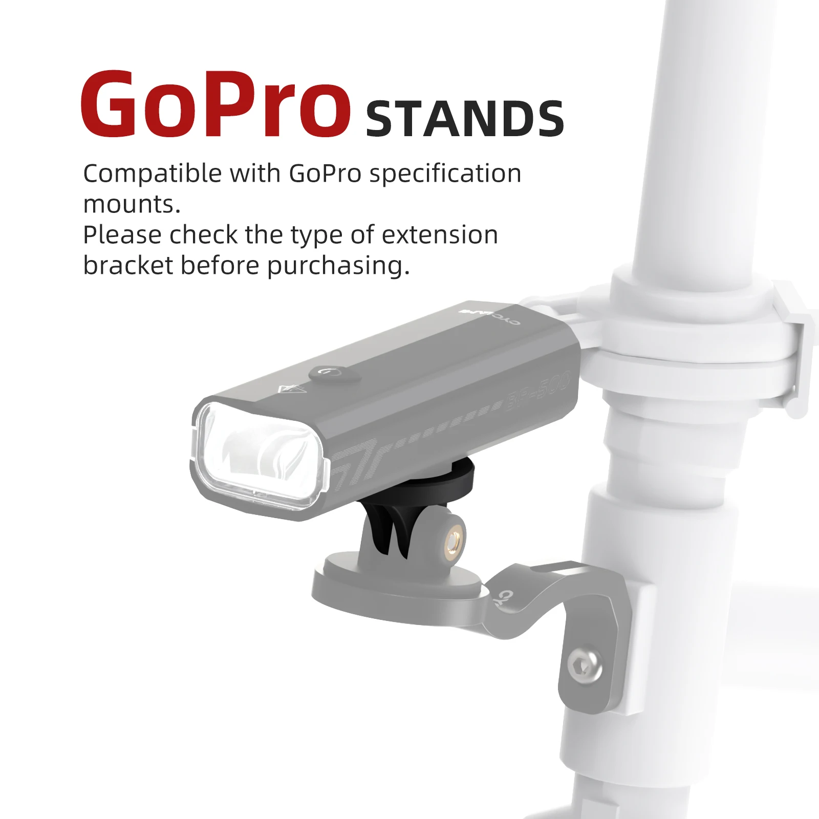 CYCLAMI 自転車カメラ Gopro マウントホルダーブラケットサイクリングフロントライトブラケットカメラスタンド交換アクセサリー