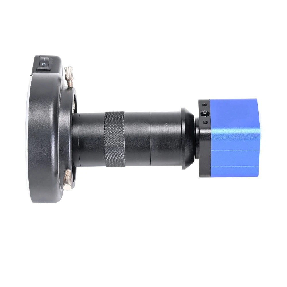 16MP HD USB Industrial Microscope Camera 150X Optical Combination Magnifier For Precision Inspection