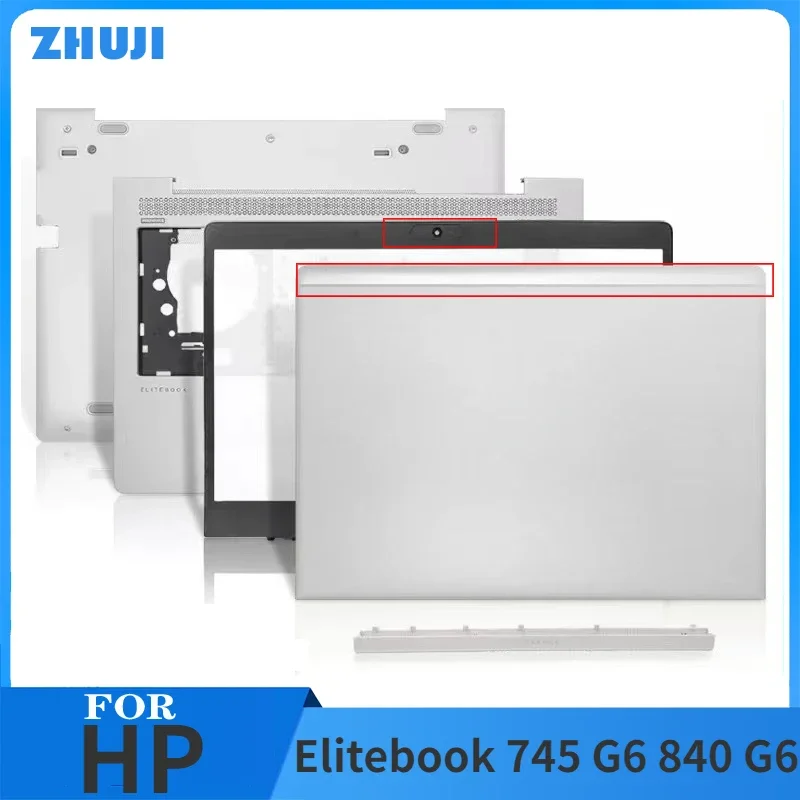 Nieuw Voor HP Elitebook 745 G6 840 G6 LCD Achterklep Terug Top Case Bezel Palmsteun Bottom Case Cover Behuizing L62748-001 L62728-001