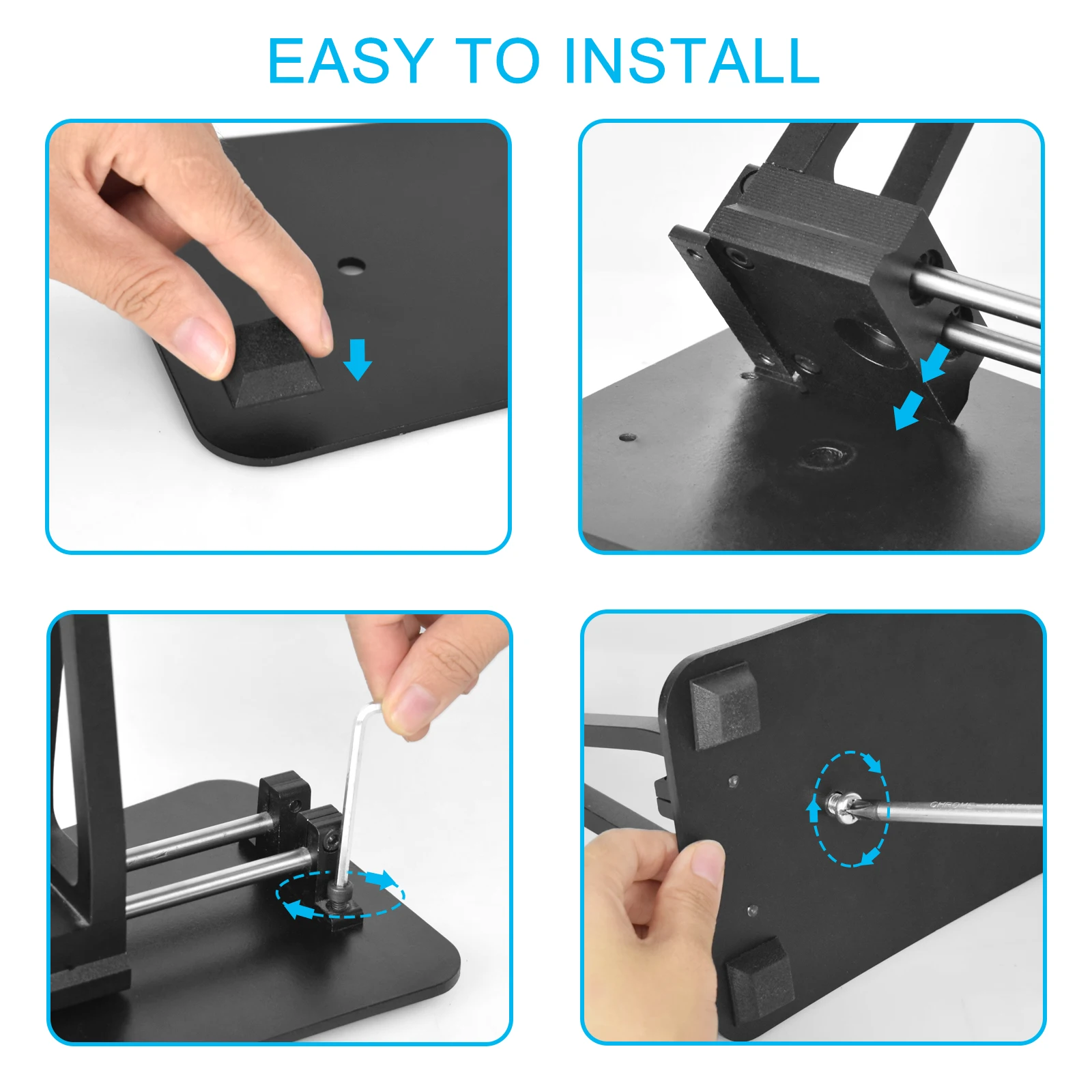 Imagem -04 - Newacalox-ajustável Circuit Board Holder Portátil Pcb Solda Clamp Terceira Ferramenta Manual Rotação de 360 ° Montagem Stand