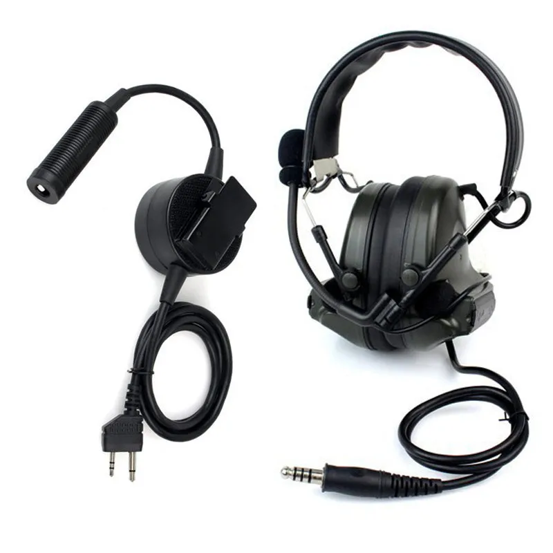 NEW Z Tactical H50 Headset Electronic Sound Pickup for Midland Two Way Radio