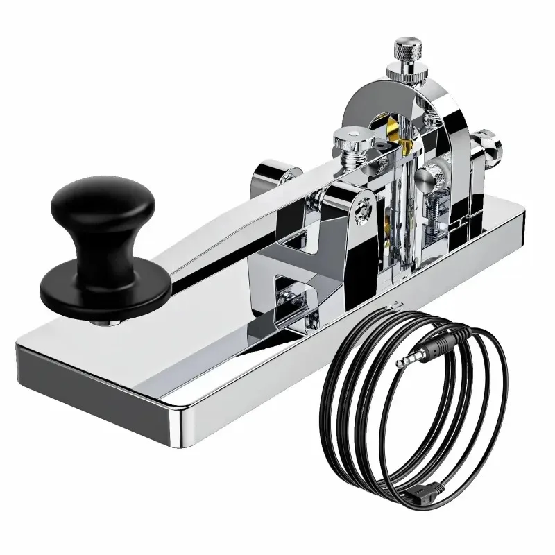 Putikeeg Straight Stick Manual Key CW Morse Send Manual Key U20-Gold