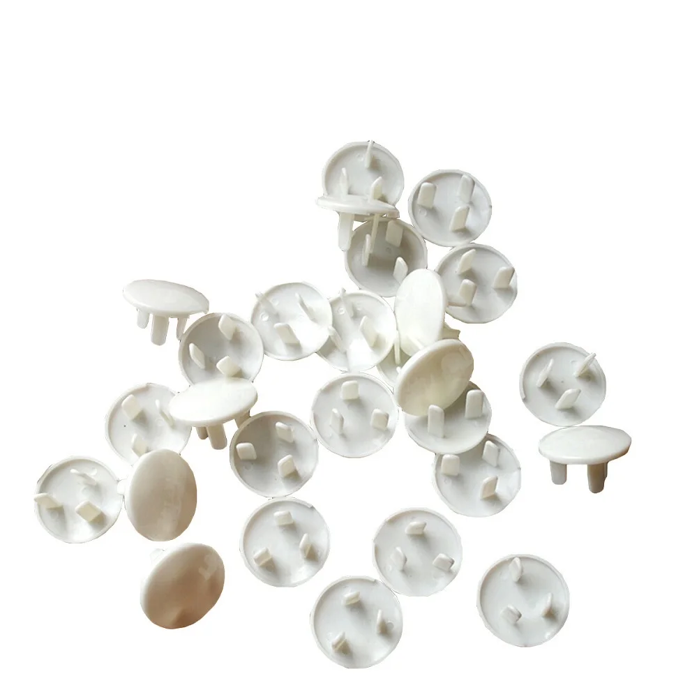

10 Pcs Socket Protection Cover Anti-electric Shock Plug Covers Outlet Caps Baby Electrical Three Phase