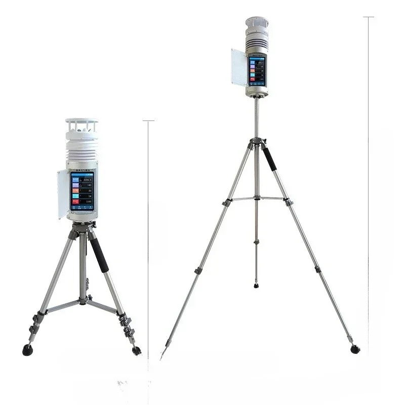 Portable Ultrasonic Weather Station Touch Screen Wind Speed Wind Direction Temperature Humidity Atmospheric Pressure