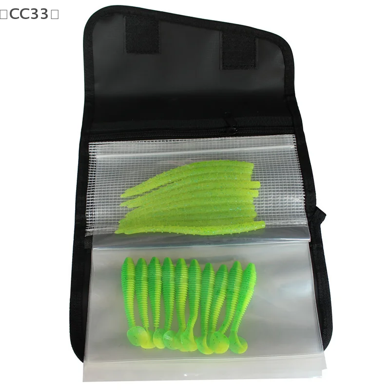 バCC33 Sigur7 Taschen Falten Angelgerät Binder Fliegenfischen Vorfach Tippet Linie Brieftasche Tippet Lagerung Fliegenfischen Paket Köder Tasche