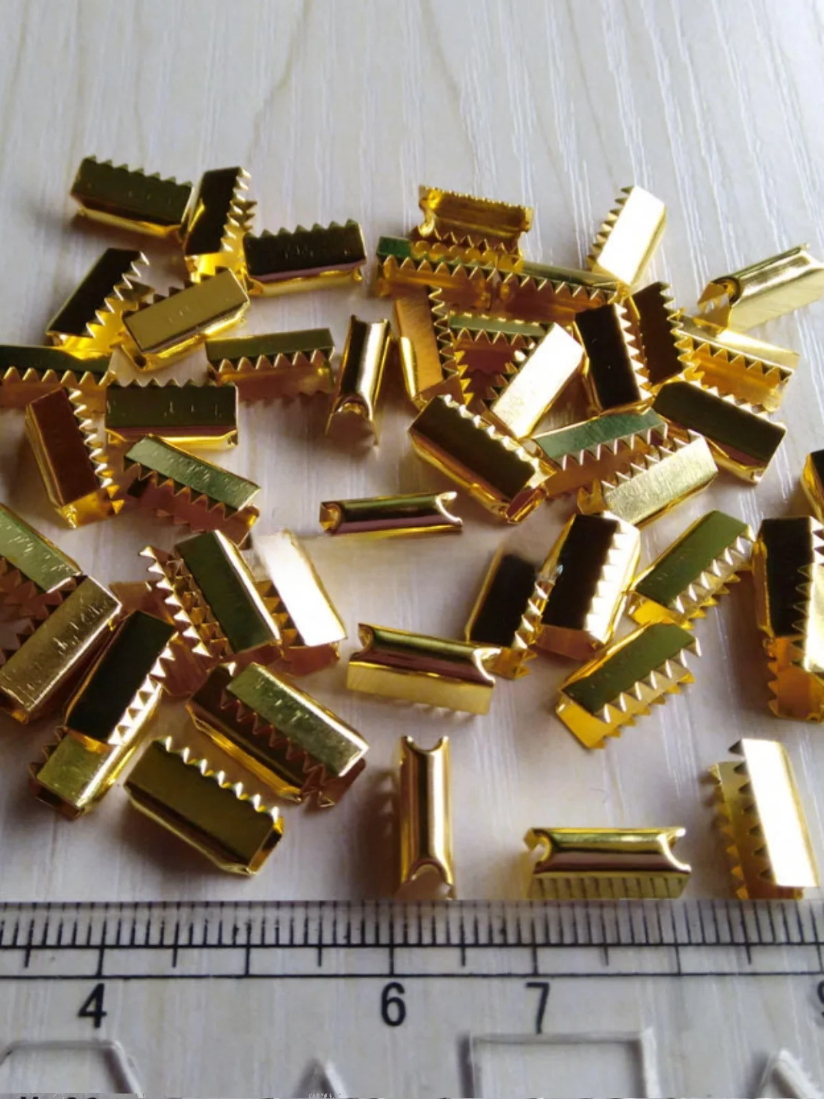 

Golden M*MM Tail Bule Hair Rope Connector oe Material Accories Iron Clip Faionable DIY Crt Supplies
