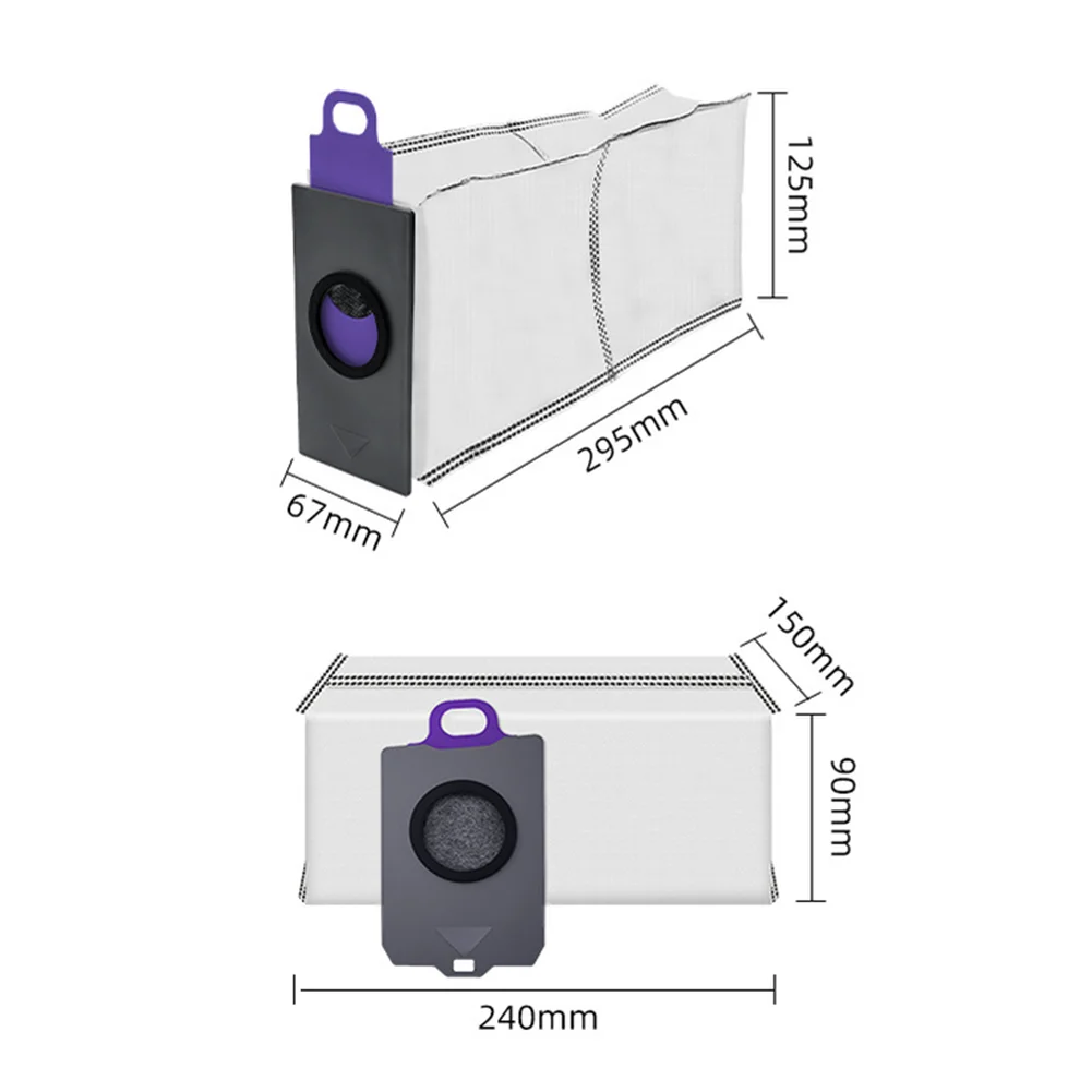 超微細フィルターバッグ-ロボット掃除機用バッグ-ロボット掃除機のメンテナンス-図のように先進的なろ過真空バッグ-家庭用品