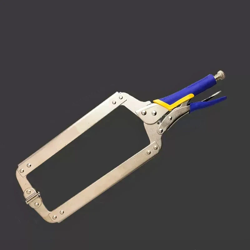 1Pcs Multi Function Pliers Heavy Duty Industrial Grade Force Pliers Fixed Pressure C Type Manual Pipe Clamp Pliers Strong Pliers