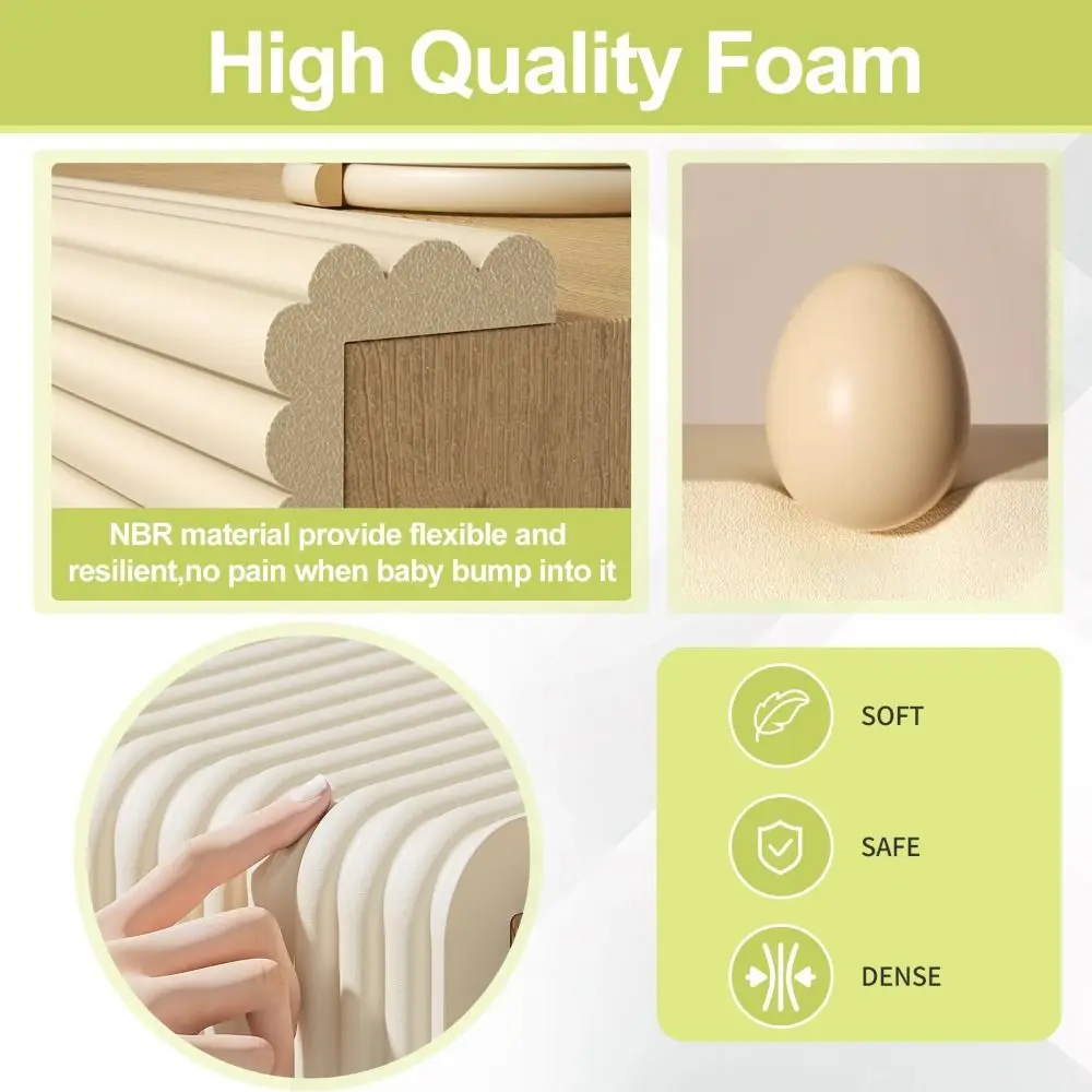 2m Desk Edge Guard Strip Baby Safety Self Adhesive Wall Corner Protector Soft Thickend Anti Collision Cushion